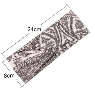 Floral Printed Turban Headband