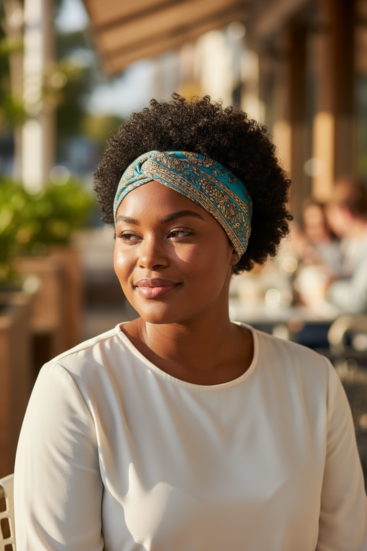 Floral Printed Turban Headband